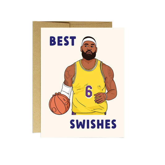 Lebron Best Swishes Card