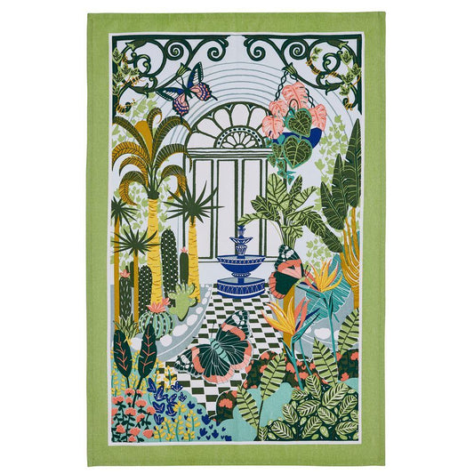 Cotton Tea Towel Palm House