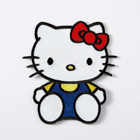 #9 Hello Kitty Sitting Embroidered Iron On Patch