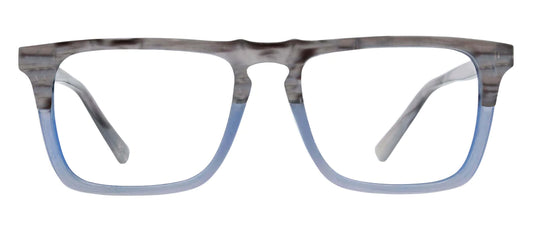 Swagger Gray Horn Blue Blue Light Glasses