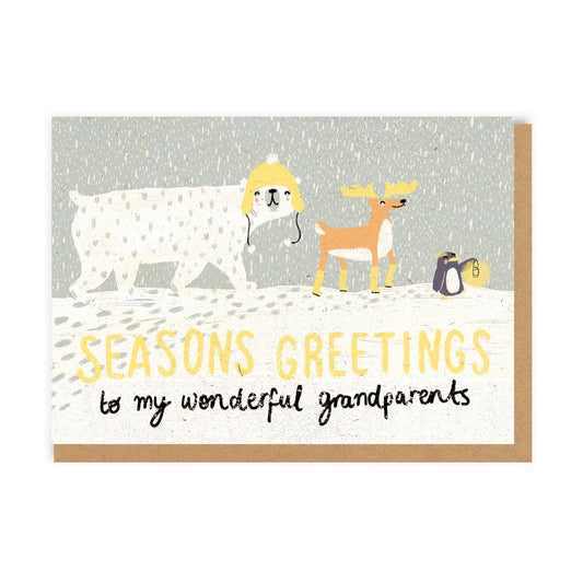 Winter Wonderland Grandparents Card