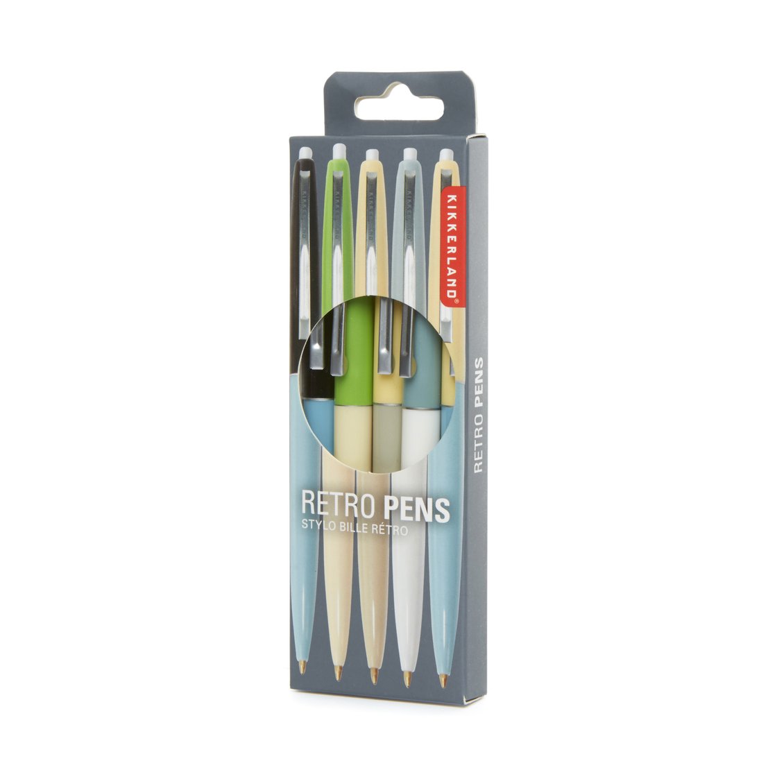Retro Pen Set of 5