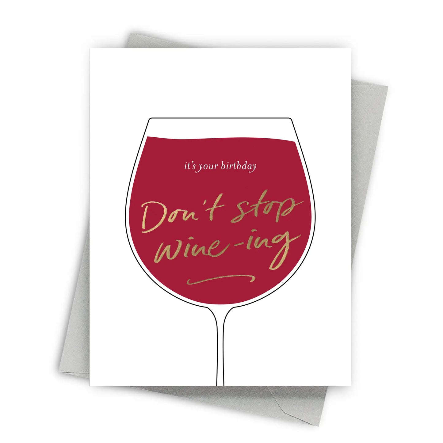 Birthday Wine Card