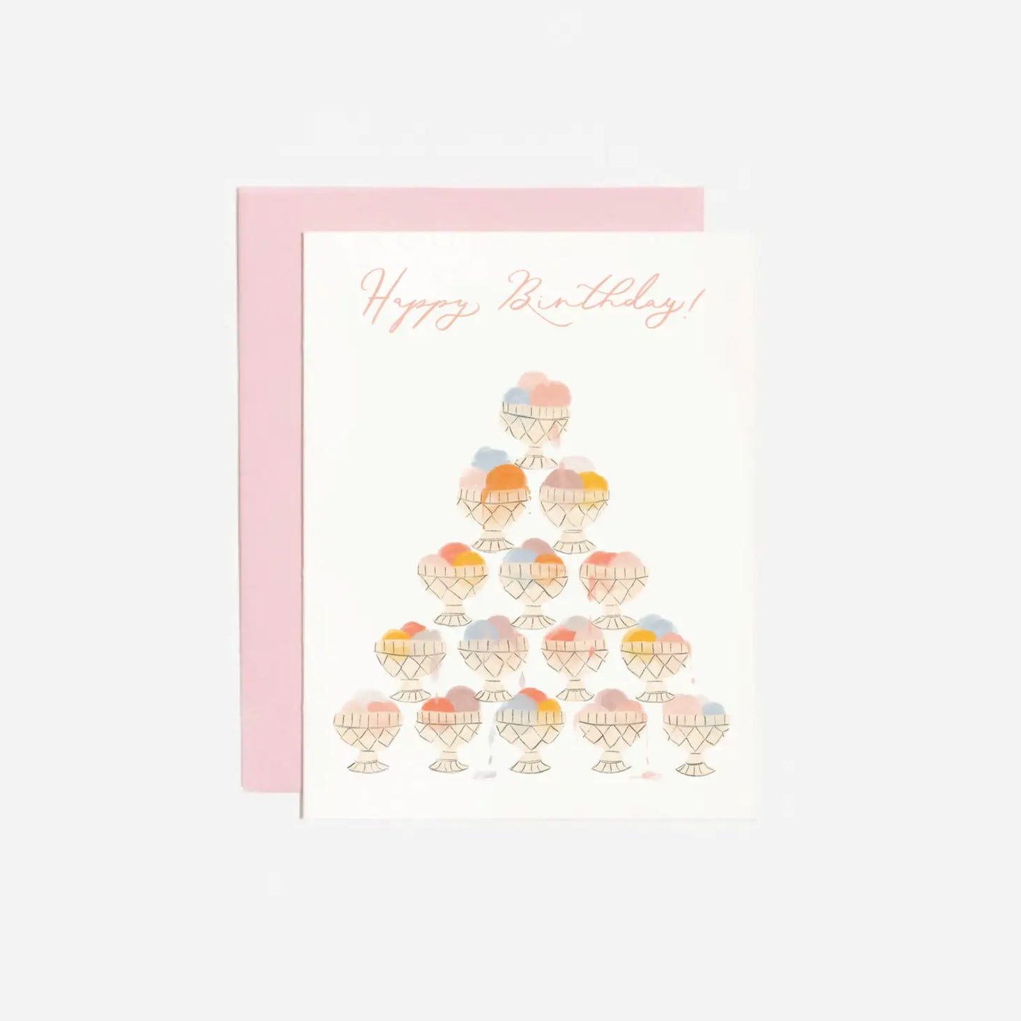 Ice Cream Tower Card