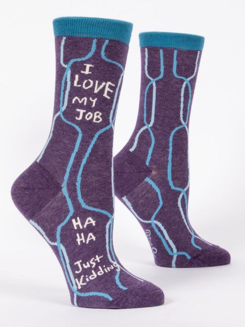 Women's Crew Socks I Love My Job