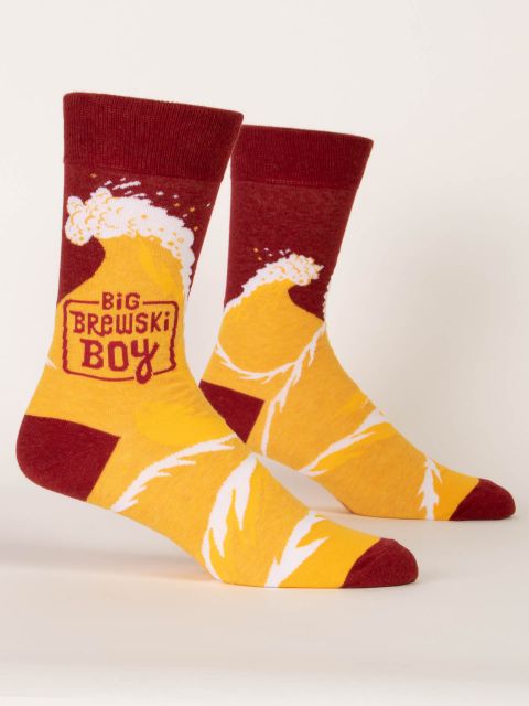 Men's Crew Socks Big Brewski Boy