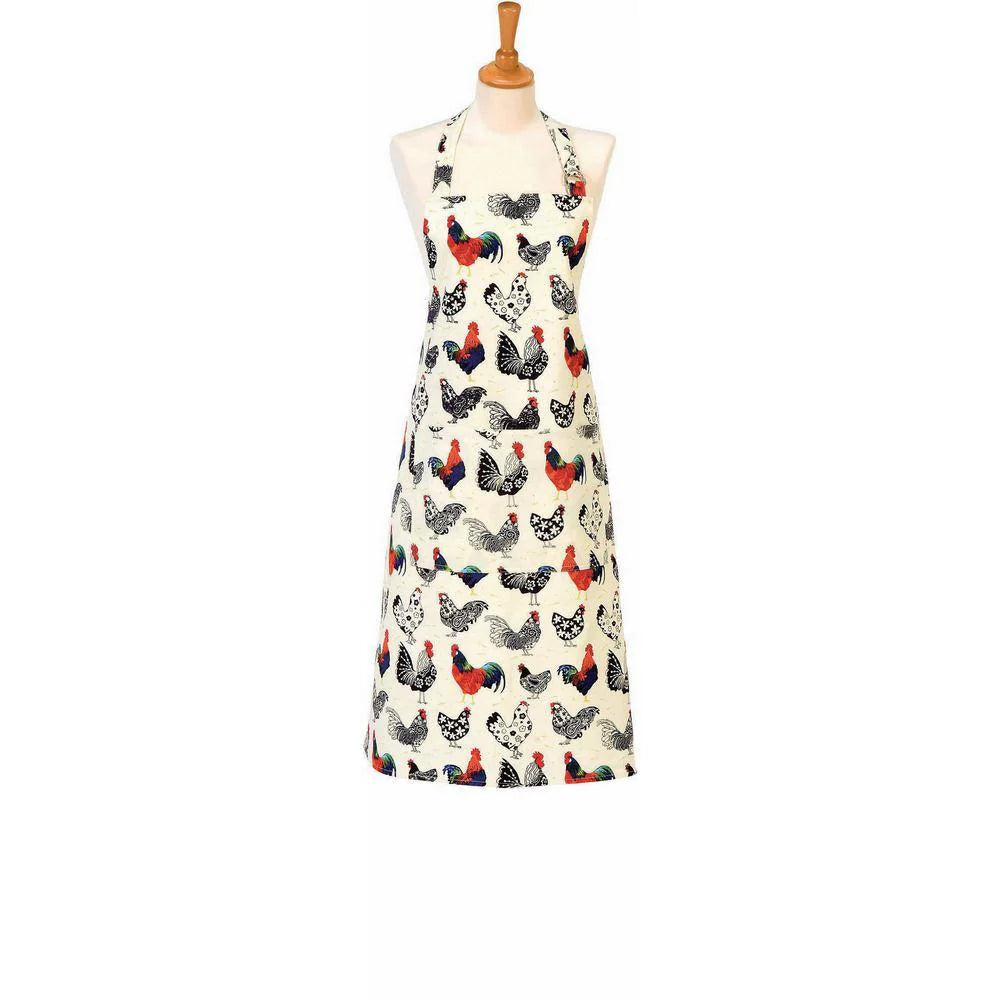 Cotton Drill Apron Rooster
