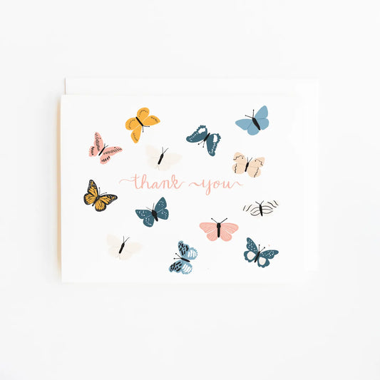 Thank You Butterflies Card