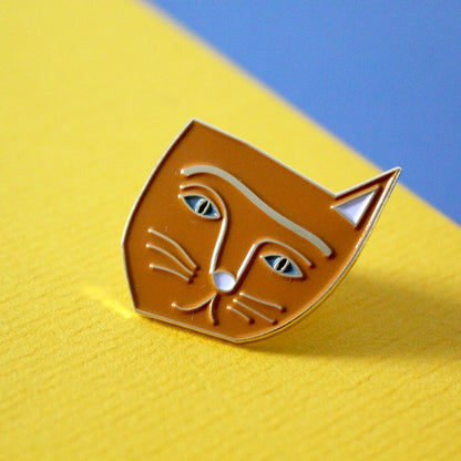 @150 Vincat Van Gogh Cat Artist Pin