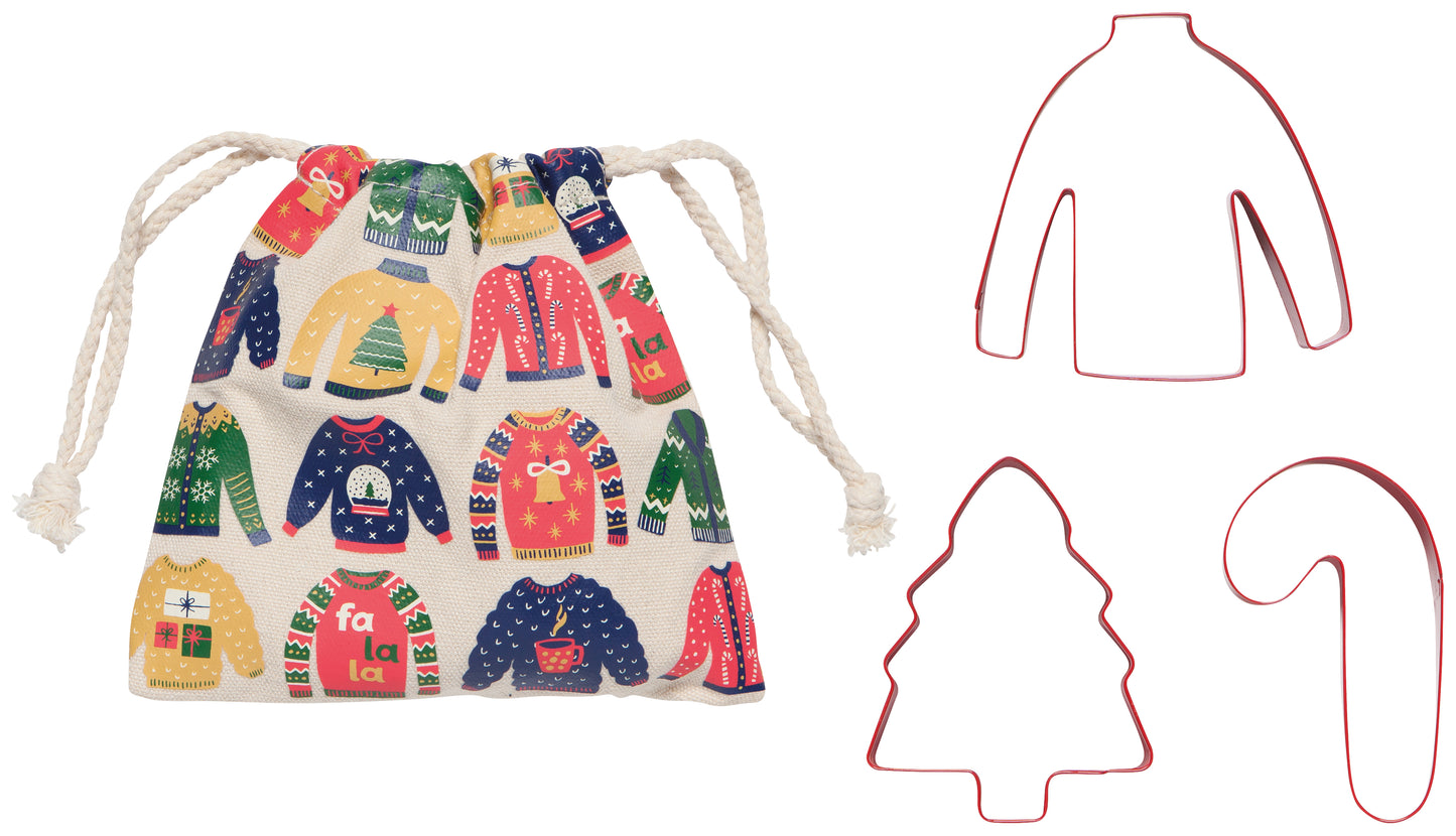 Cookie Cutter Ugly Xmas Sweater Set