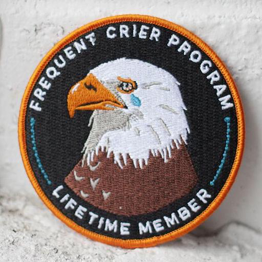 #2 Frequent Crier Iron On Patch