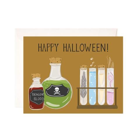 Halloween Potions Card