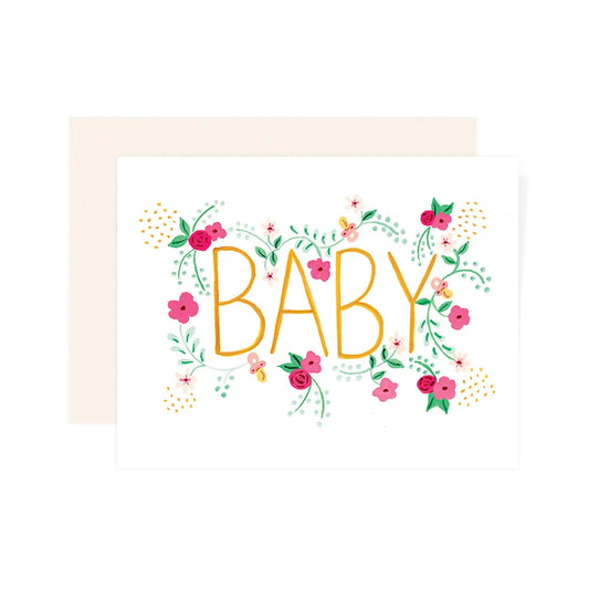 Pink Baby Card