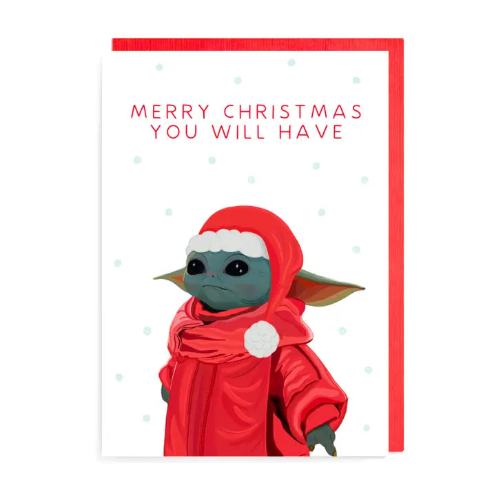 Baby Yoda 'Grogu' Chistmas Card