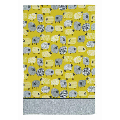 Cotton Tea Towel Dotty Sheep