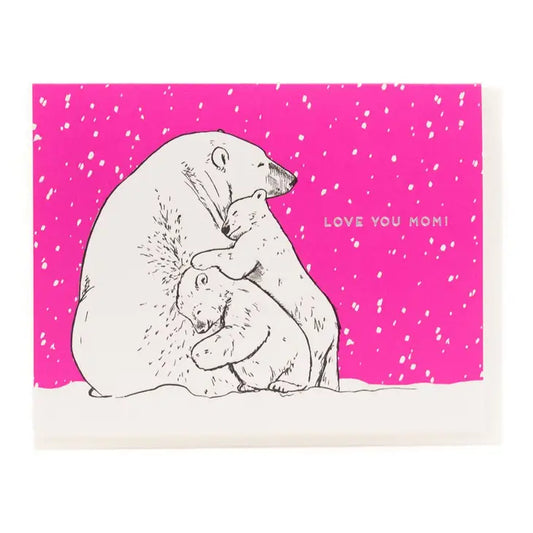 Mom Polar Bears Card
