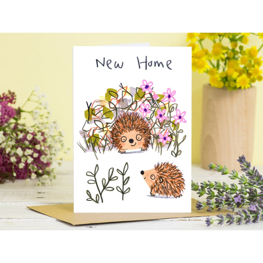 Hedgehog New Home Card