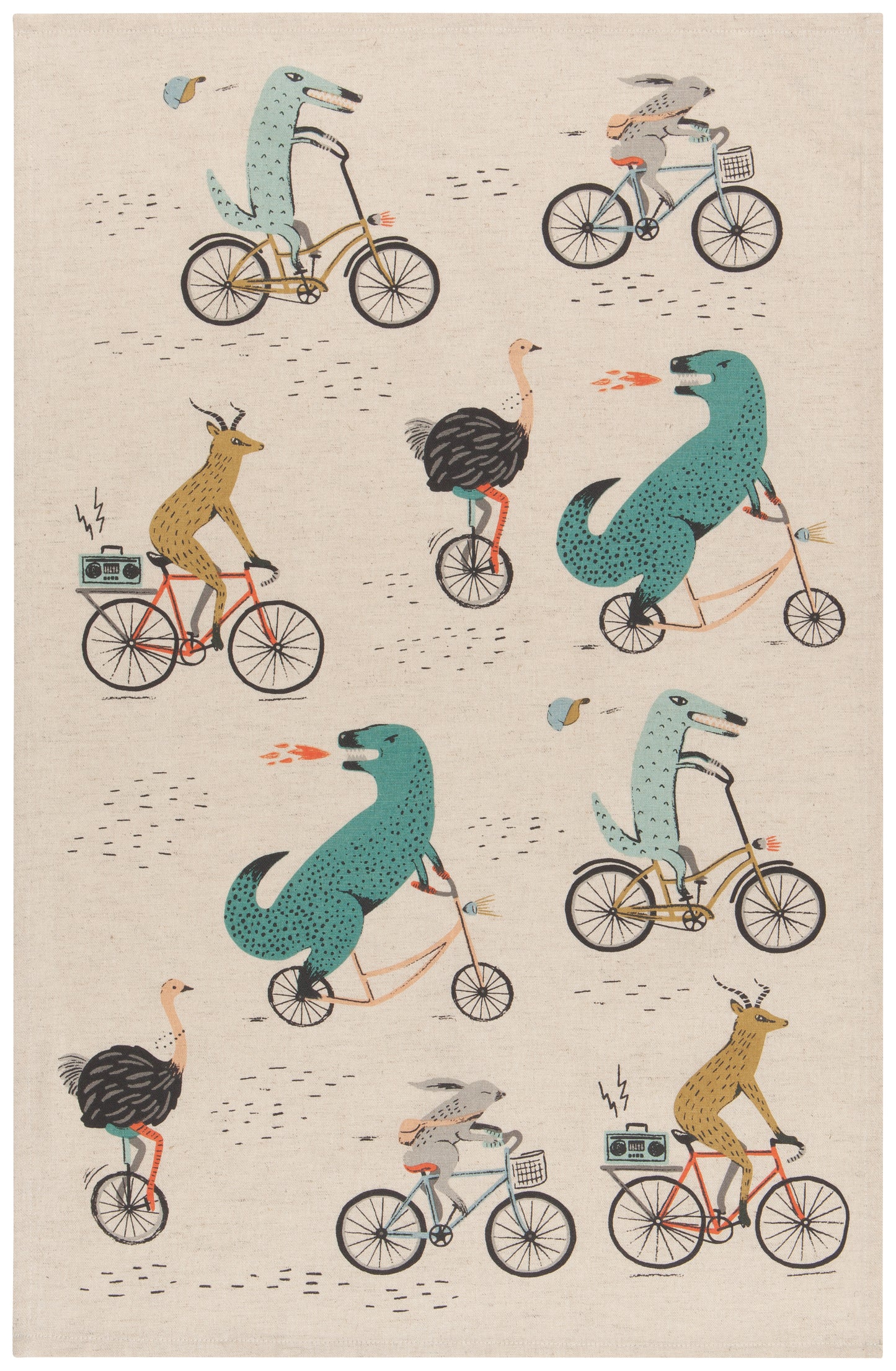 Set of 2 Tea Towel Wild Riders