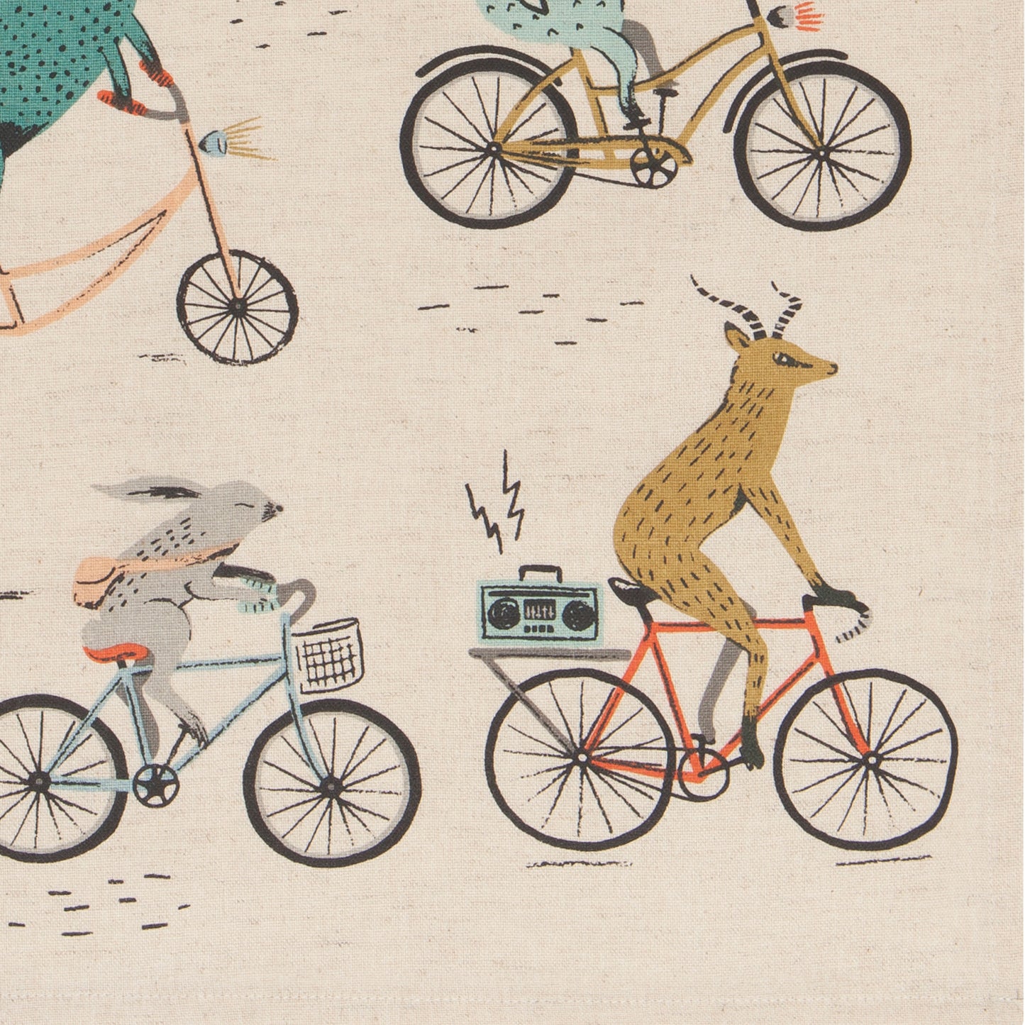 Set of 2 Tea Towel Wild Riders