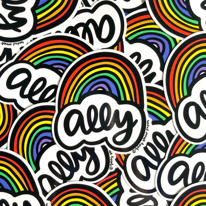 S21 LGBTQ Ally Rainbow Sticker