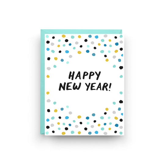 New Year Confetti Card