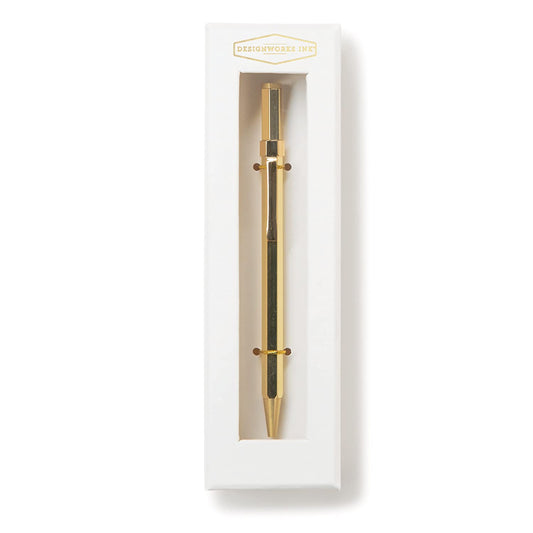 Boxed Ink Pen - Gold
