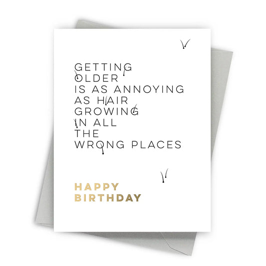 A Hairy Birthday Card