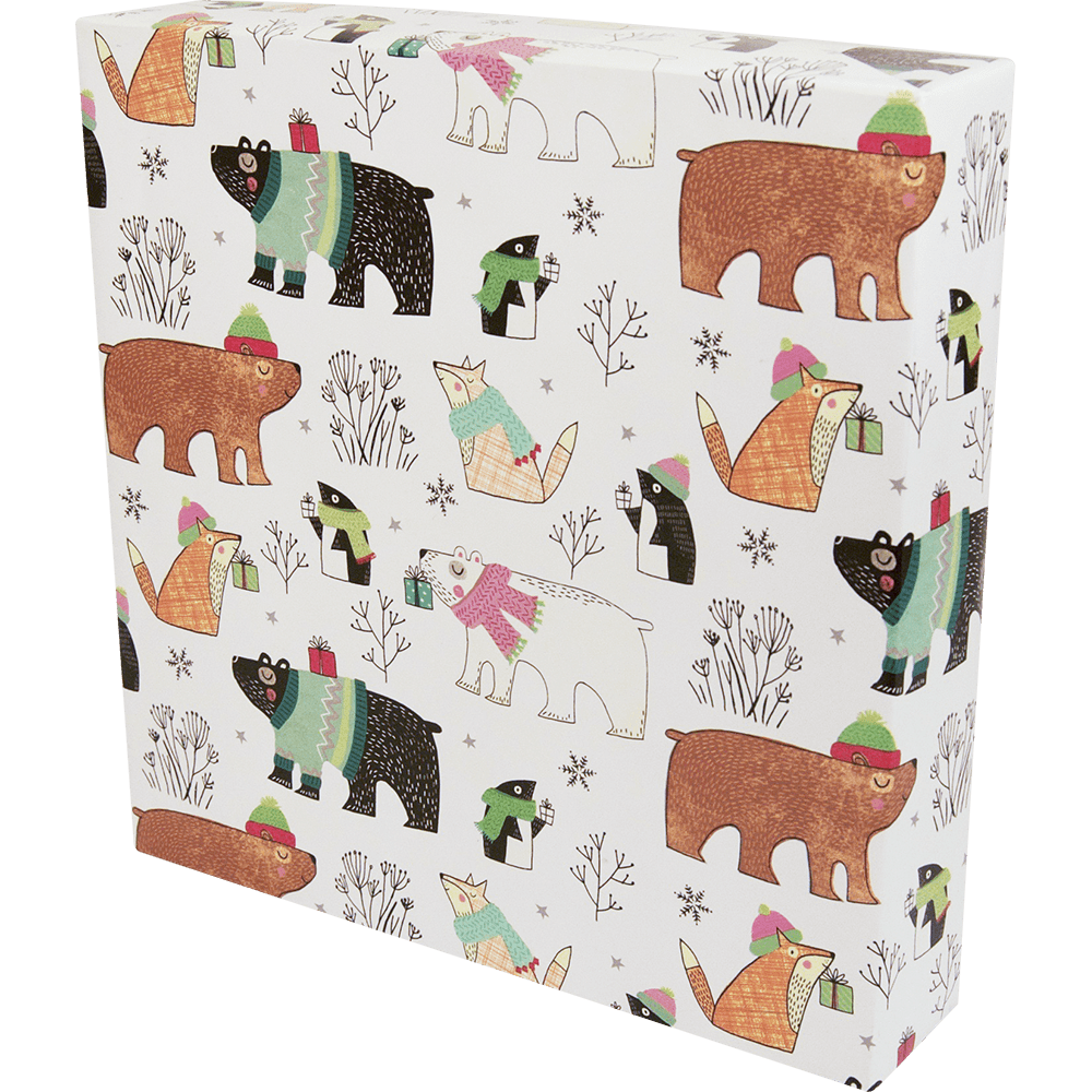 Polar Sophisticated Holiday Gift Wrap