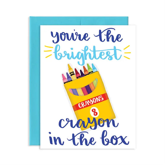Brightest Crayon Greeting Card