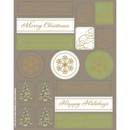 Tree Scrolls Holiday Boxed Cards