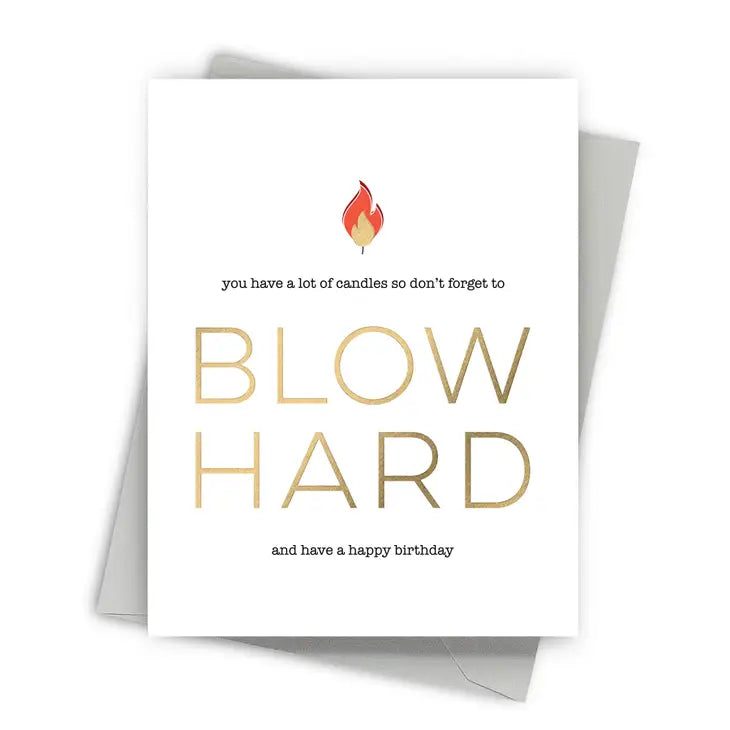 Blow Hard Humorous Birthday Cards