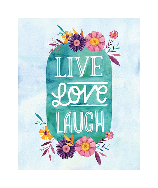 Art Print Live Love Laugh