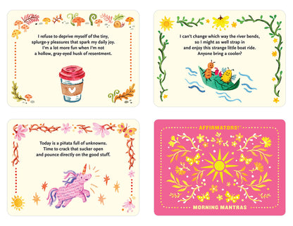 Affirmators! Mantras Morning Cards Deck