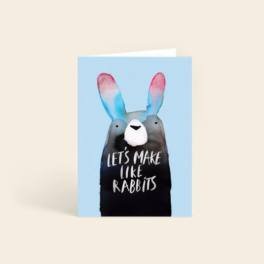 Let's Make Like Rabbits Card