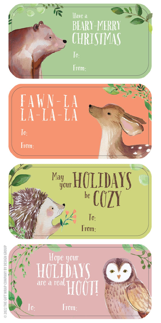 Out In The Woods Gift Tags