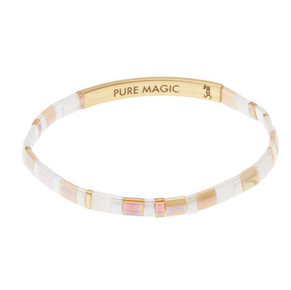 Good Karma Bracelet - Gold/Neutral Pure Magic