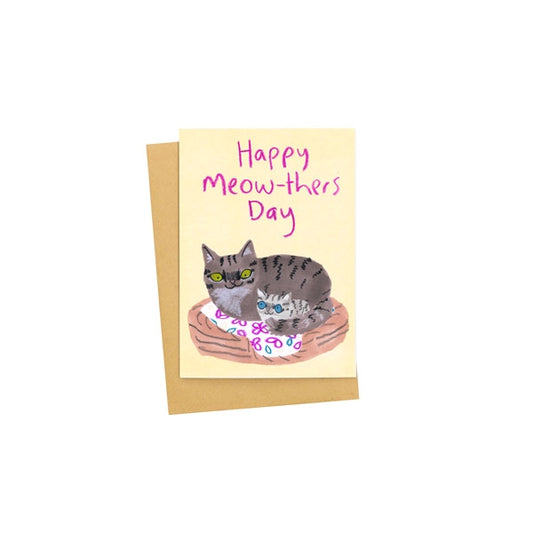 Happy Mothers Day Cat Card