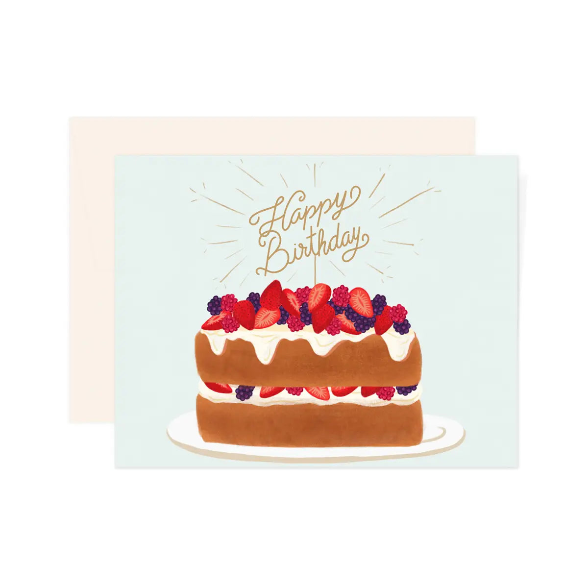 Birthday Fruitcake Card