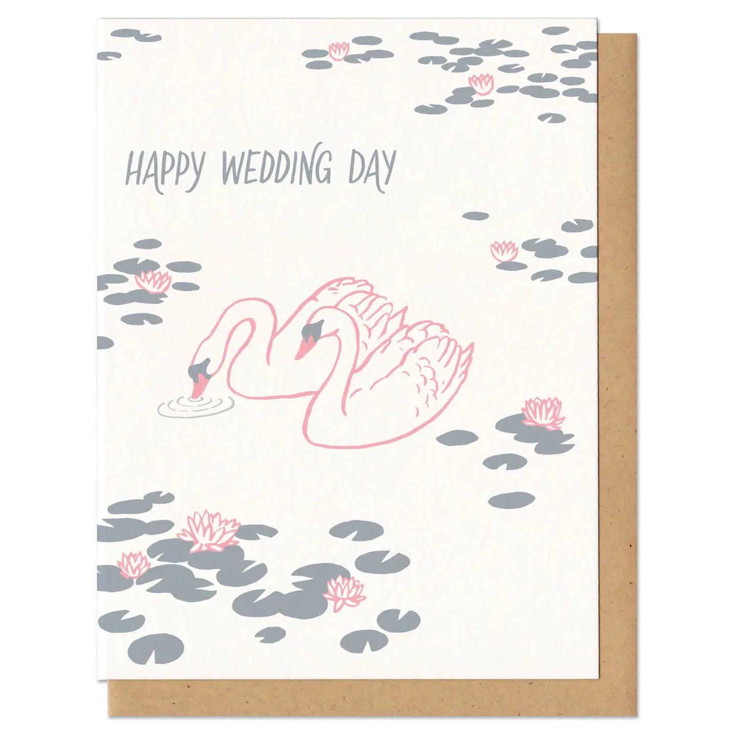 Wedding Swans Greeting Card