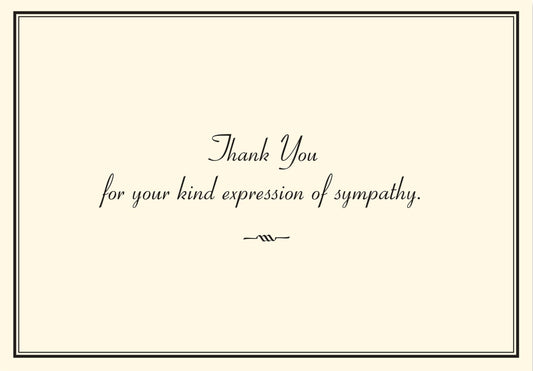 Sympathy Thank You Boxed Cards