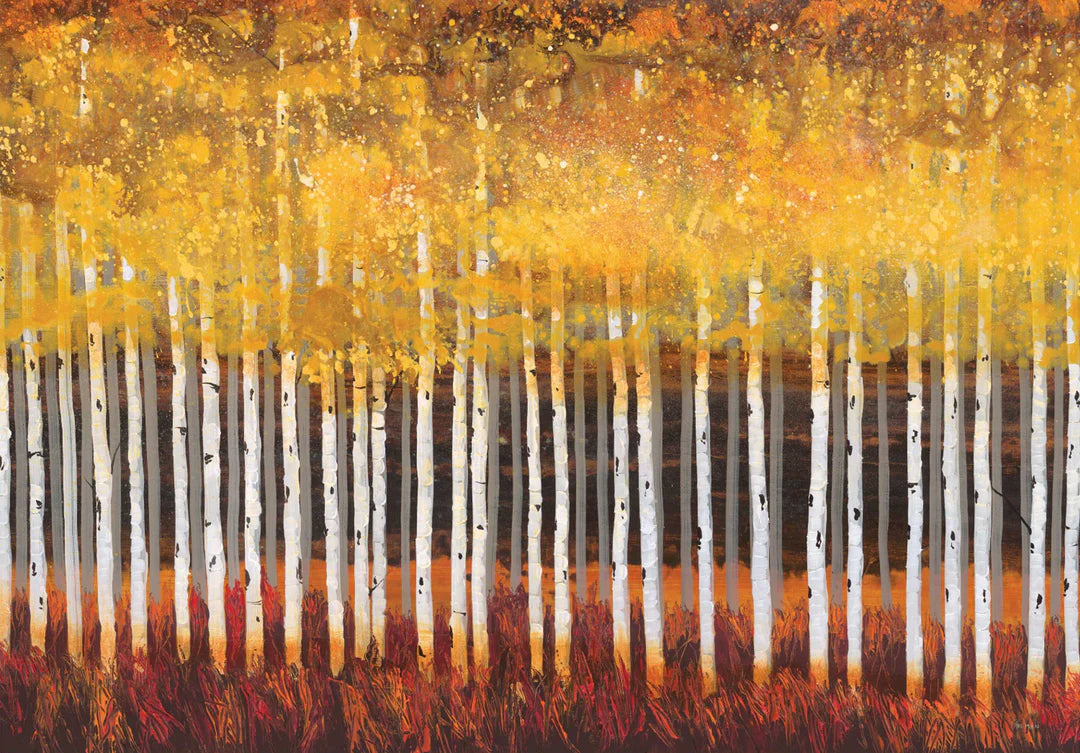 Golden Aspens Blank Boxed Cards