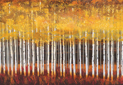 Golden Aspens Blank Boxed Cards