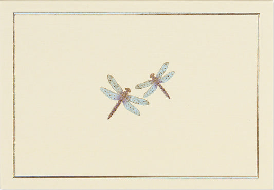 Blue Dragonflies Blank Boxed Notecards