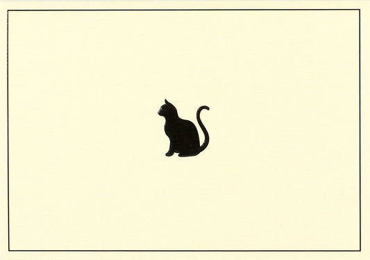 Black Cat Blank Boxed Cards