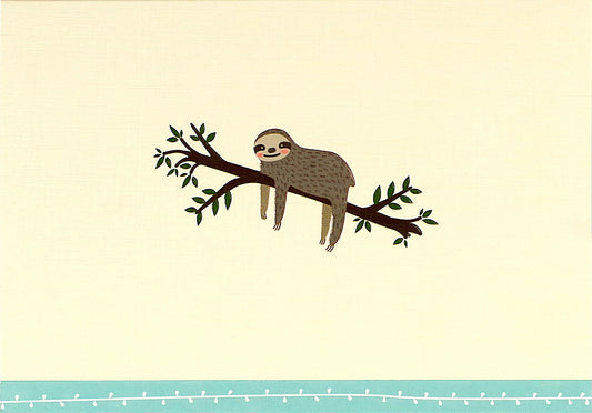 Sloth Blank Boxed Cards
