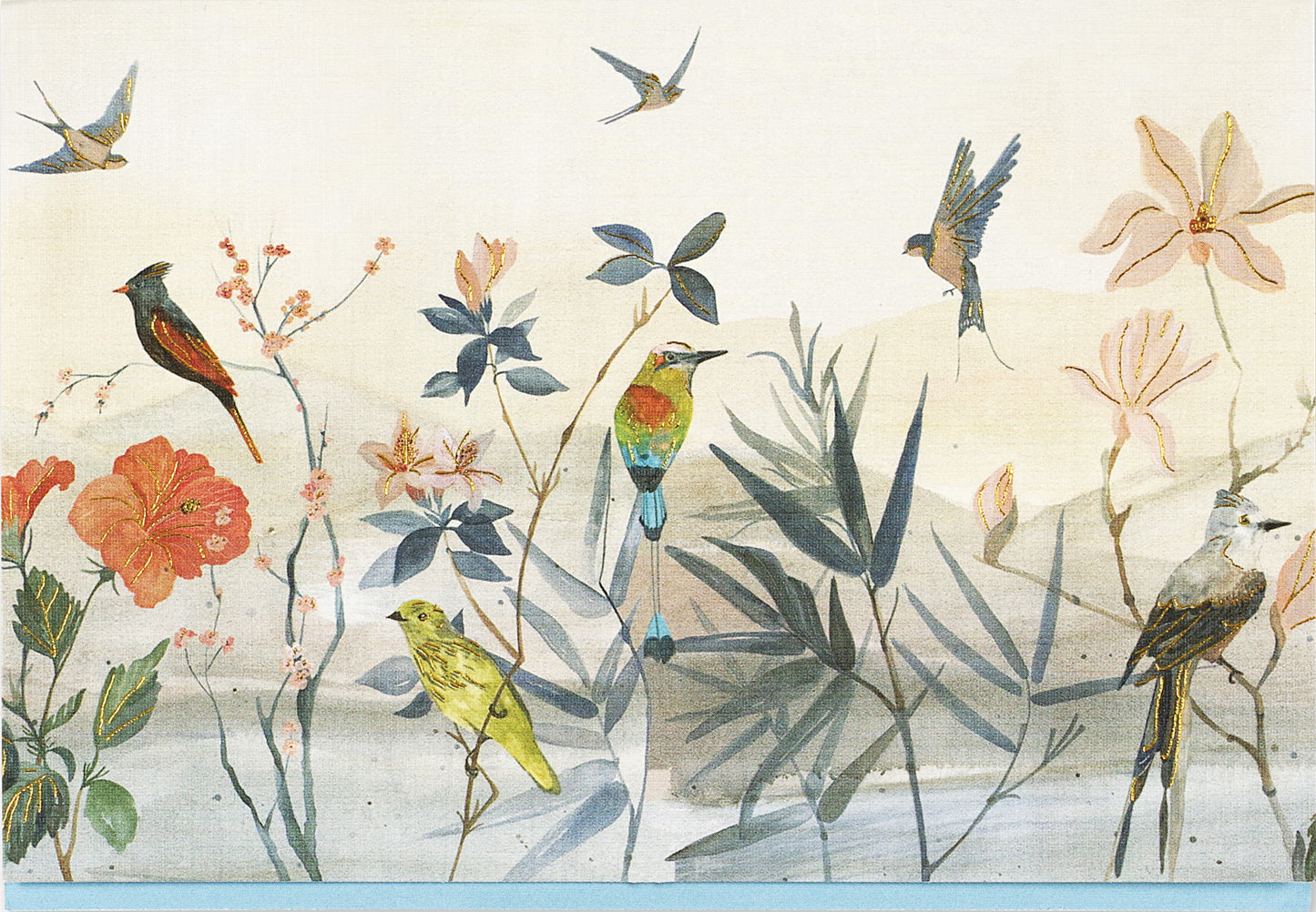 Bird Garden Blank Boxed Cards