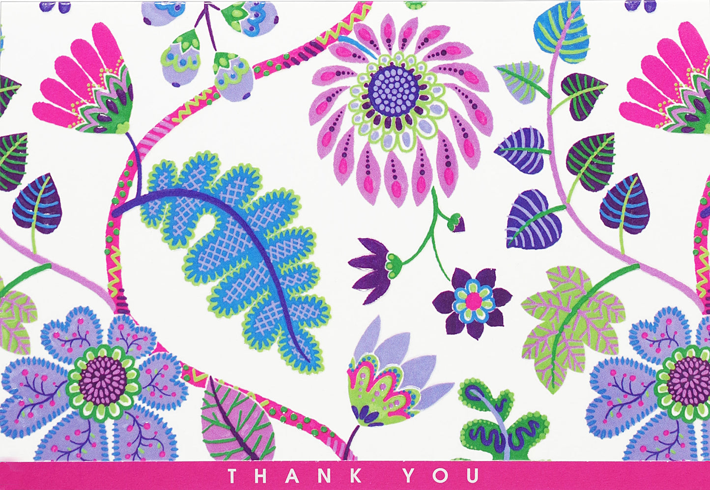 Fantasy Floral Thank You Boxed Notecards