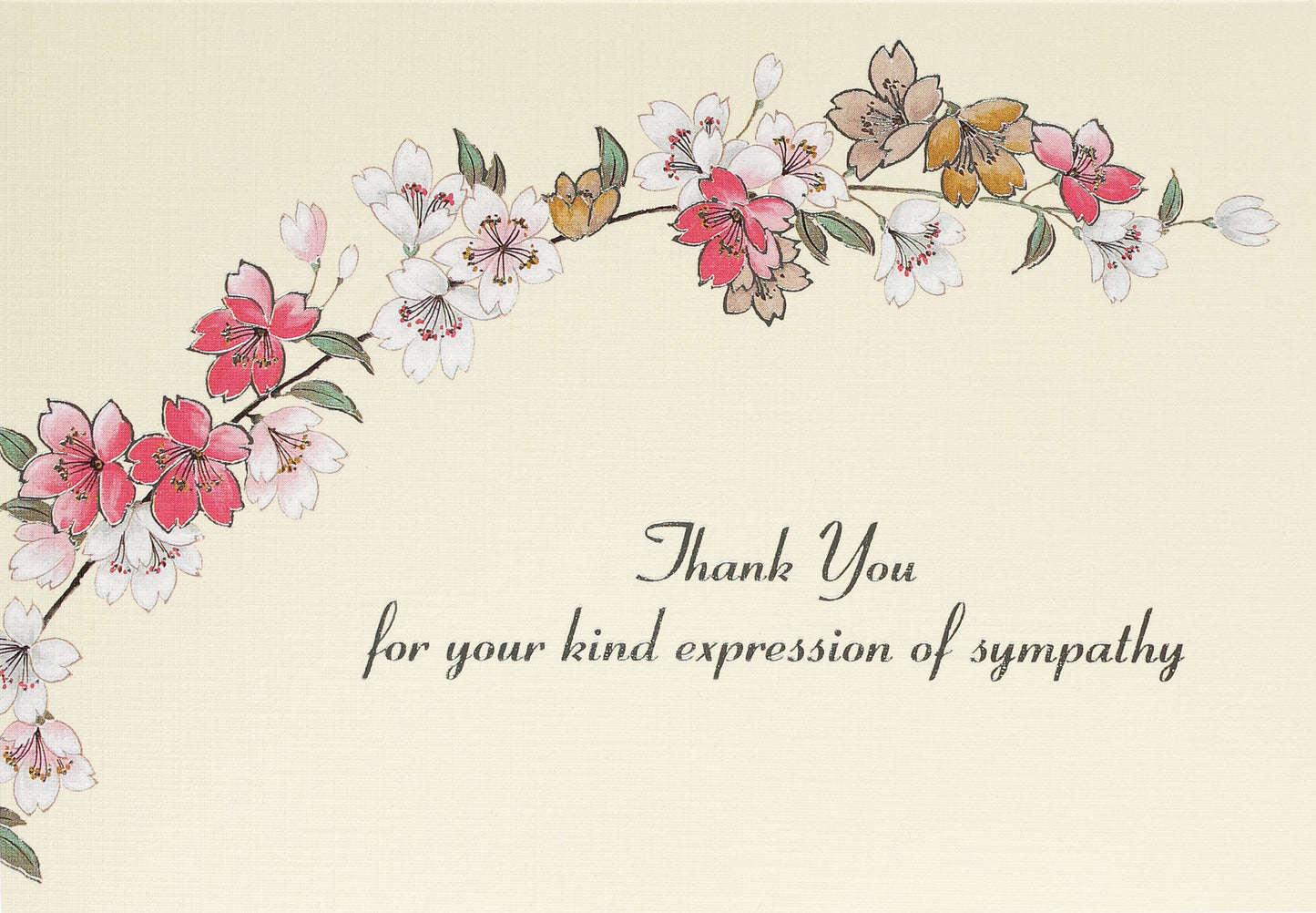 Sympathy Floral Thank You Boxed Cards