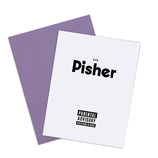 Lil Pisher Baby Card
