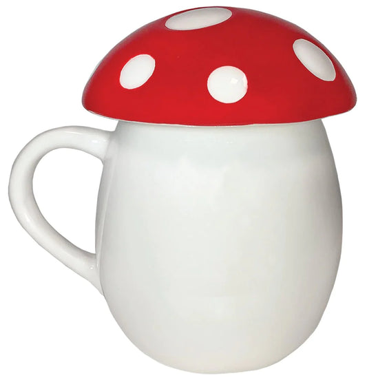 Mushroom Mug With Lid